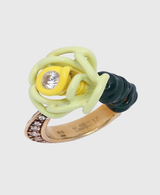 Bottega Veneta Ring Wire Flower