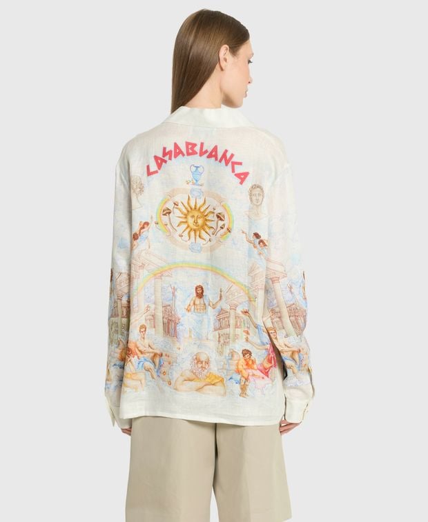 Casablanca Linen blouse