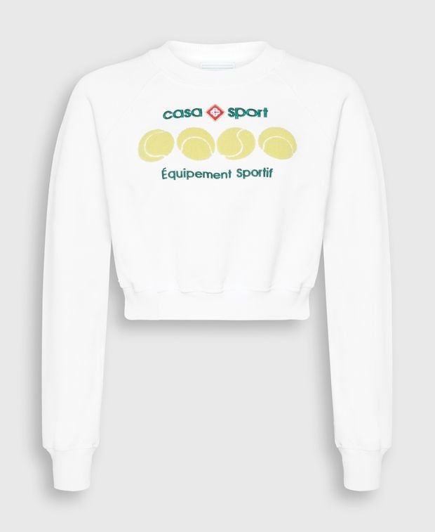 Casablanca Crop sweatshirt