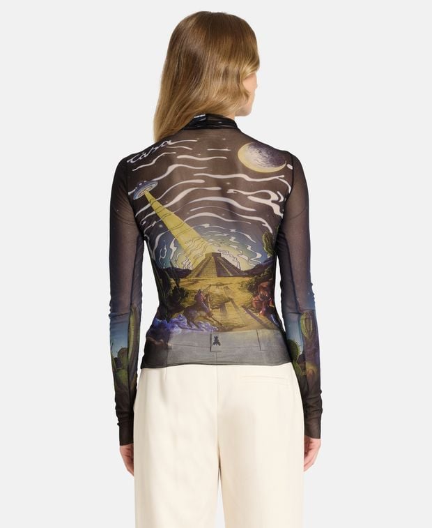 Casablanca Long-sleeved top Cowboy De L'Espace
