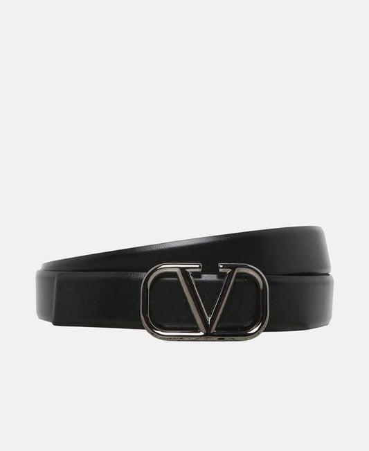 Valentino Garavani Leather belt Vlogo Signature