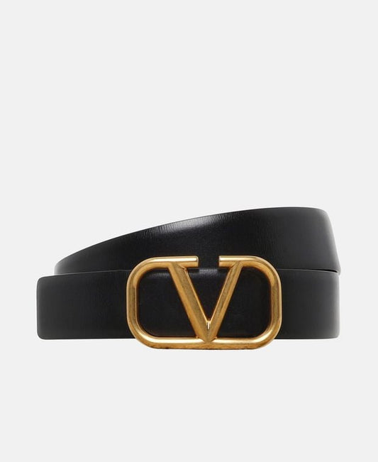 Valentino Garavani Leather belt Vlogo Signature