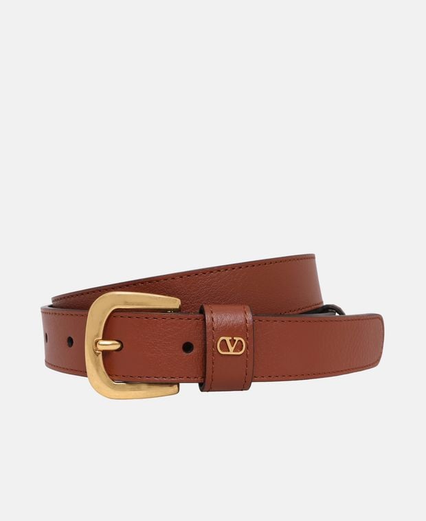 Valentino Garavani Leather belt Vlogo Signature