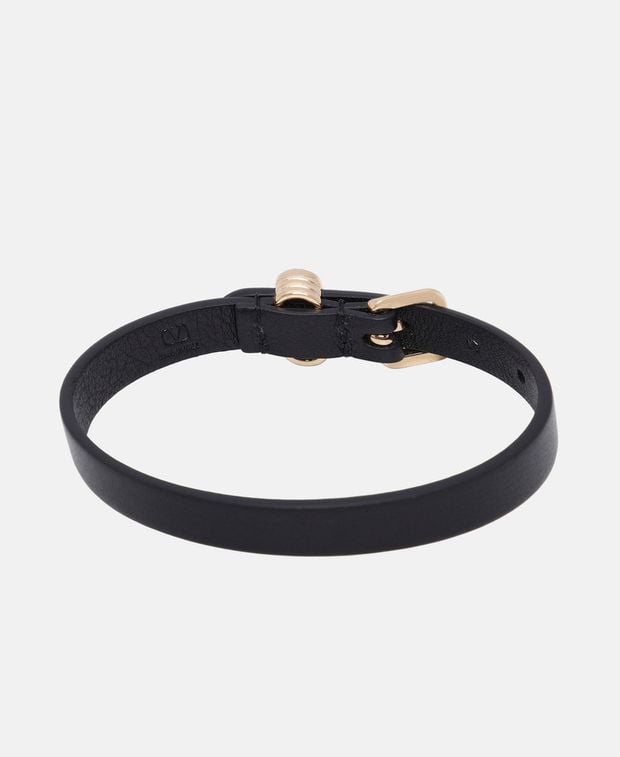 Valentino Garavani Leather bracelet Ovalette