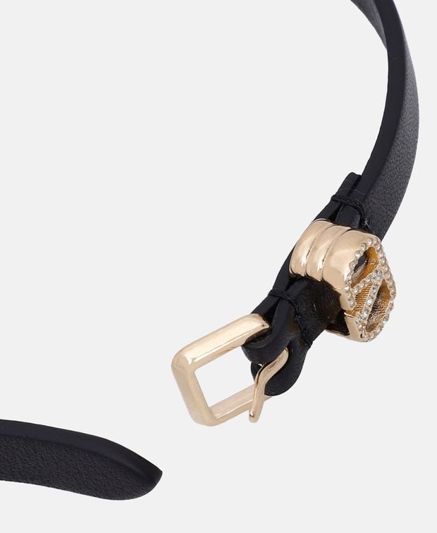 Valentino Garavani Leather bracelet Ovalette