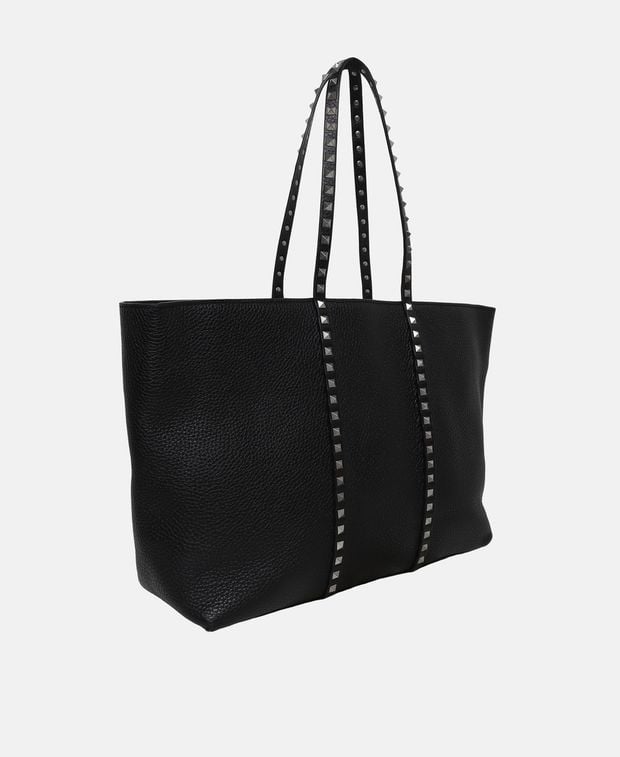 Valentino Garavani Leather shopper Rockstud