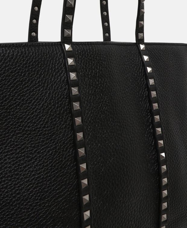 Valentino Garavani Leather shopper Rockstud