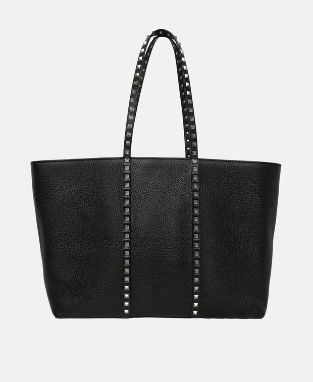 Valentino Garavani Leather shopper Rockstud