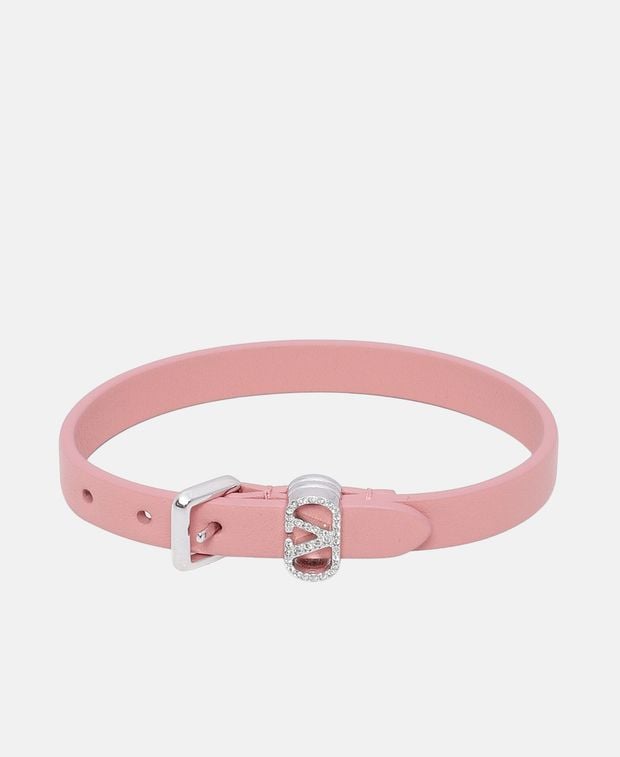 Valentino Garavani Leather bracelet Ovalette
