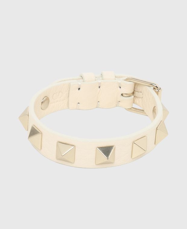 Valentino Garavani Leather bracelet Rockstud