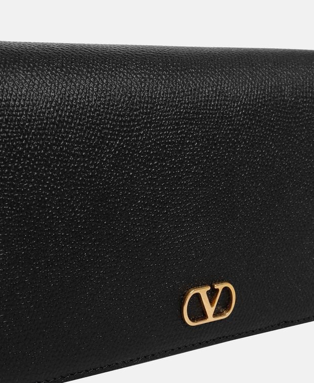 Valentino Garavani Leather shoulder bag Vlogo Signature