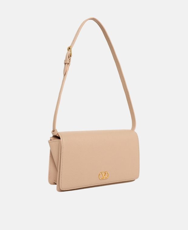Valentino Garavani Leather shoulder bag Vlogo Signature