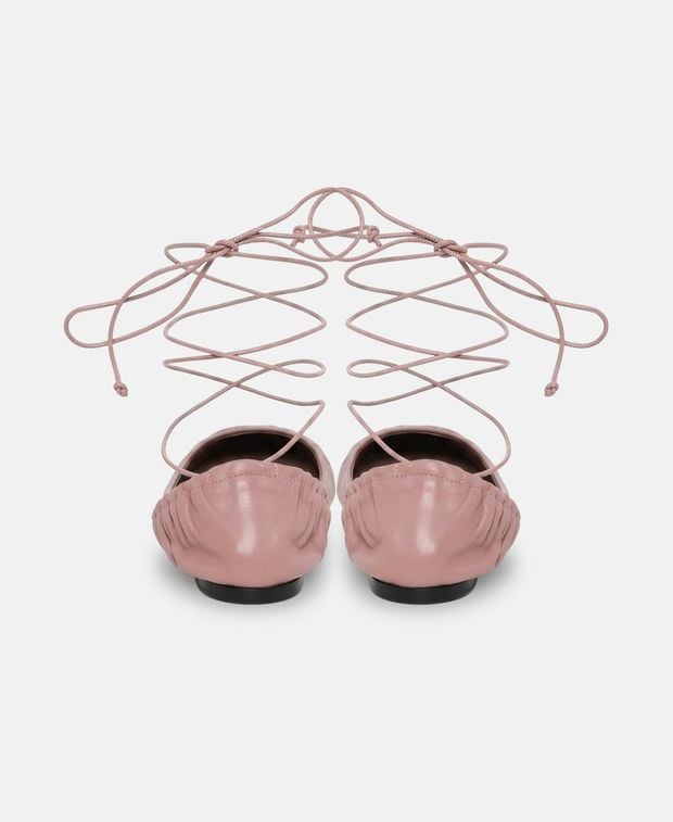 Lanvin Ballerina with calf lacing