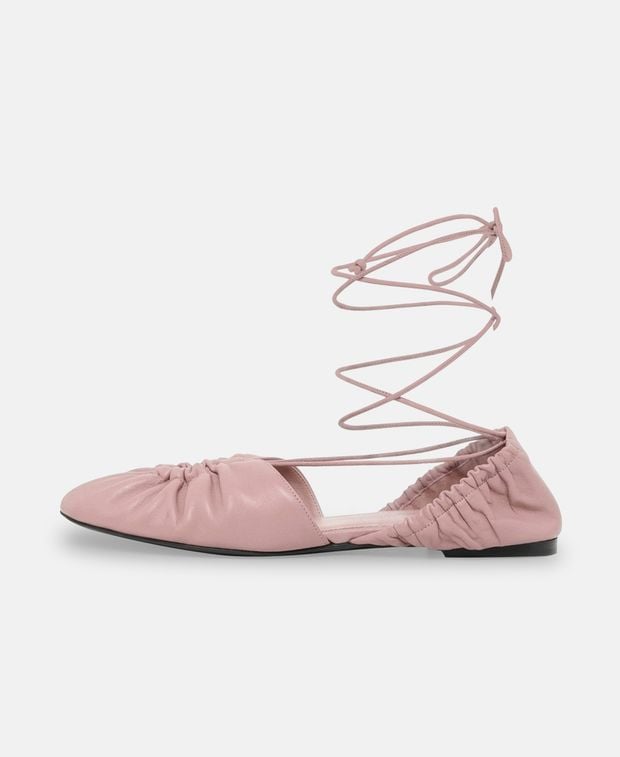 Lanvin Ballerina with calf lacing