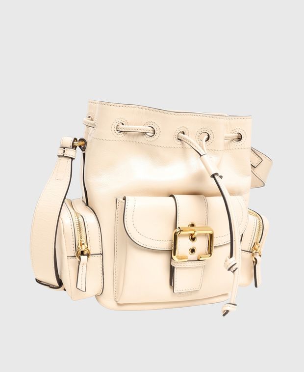 Chloé Leather shoulder bag Bucket