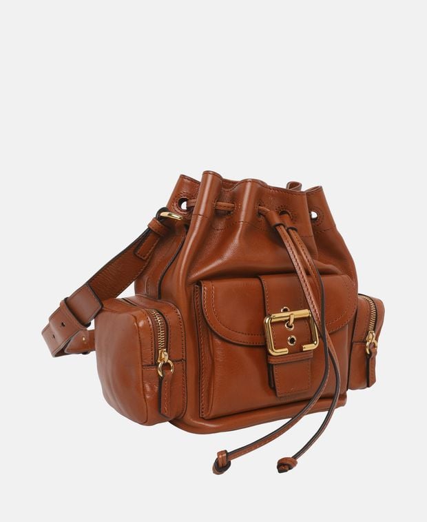 Chloé Leather shoulder bag Bucket