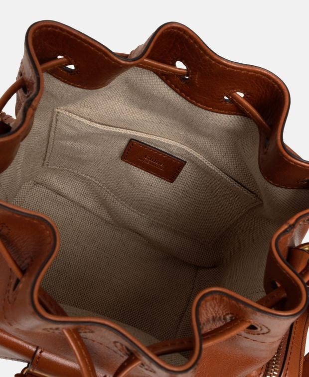 Chloé Leather shoulder bag Bucket