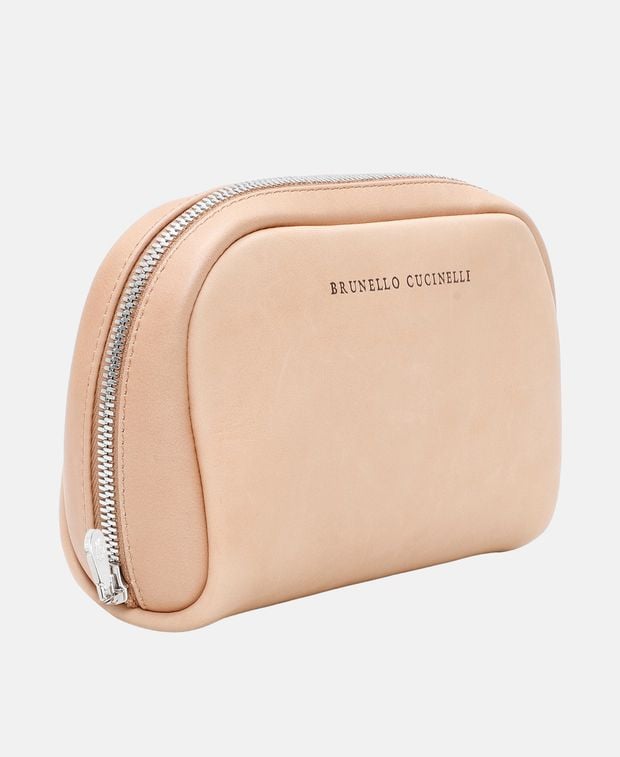 Brunello Cucinelli Leather cosmetic bag