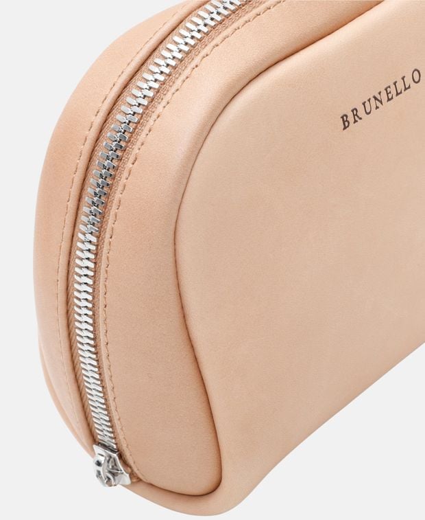Brunello Cucinelli Leather cosmetic bag