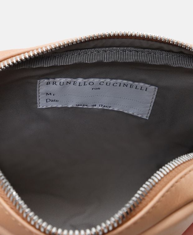 Brunello Cucinelli Leather cosmetic bag