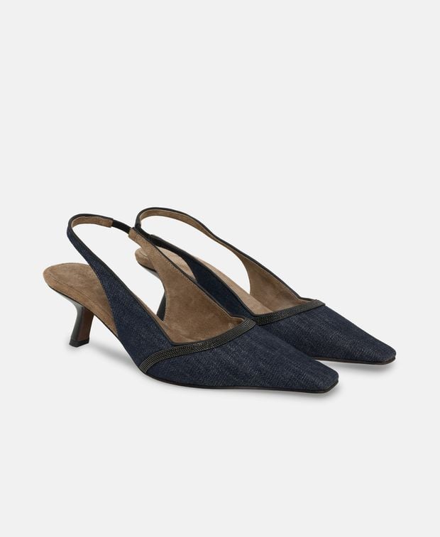 Brunello Cucinelli Slingback pumps