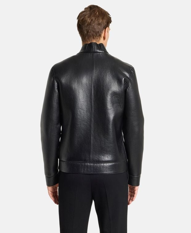 Canali Leather-look jacket