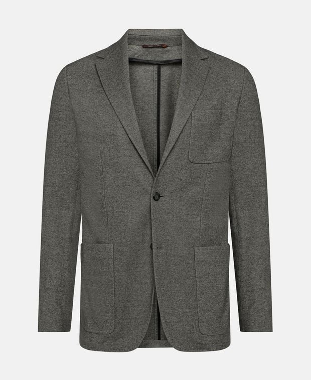 Canali Silk-blend suit jacket