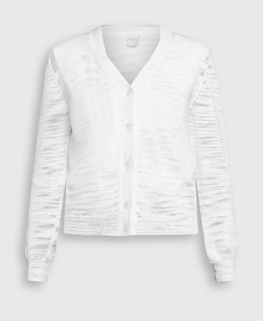 Tod's Linen-blend cardigan