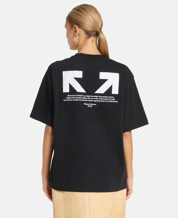 Off-White Crew neck t-shirt Half Arrow Skate