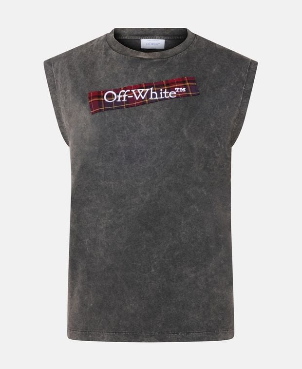 Off-White Jersey top Check Flan