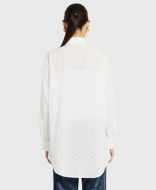 Off-White Long-sleeved blouse Off Stamp