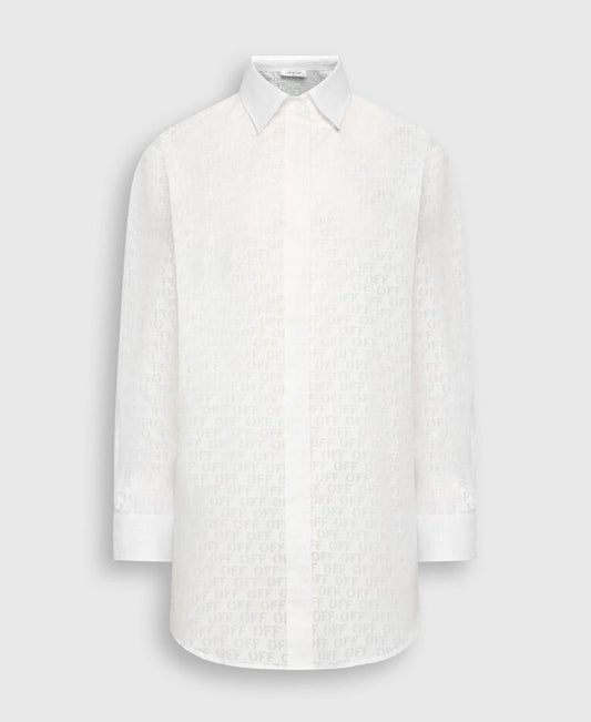 Off-White Long-sleeved blouse Off Stamp