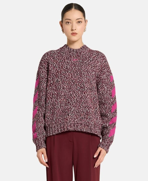 Off-White Wool-blend pullover Mouline