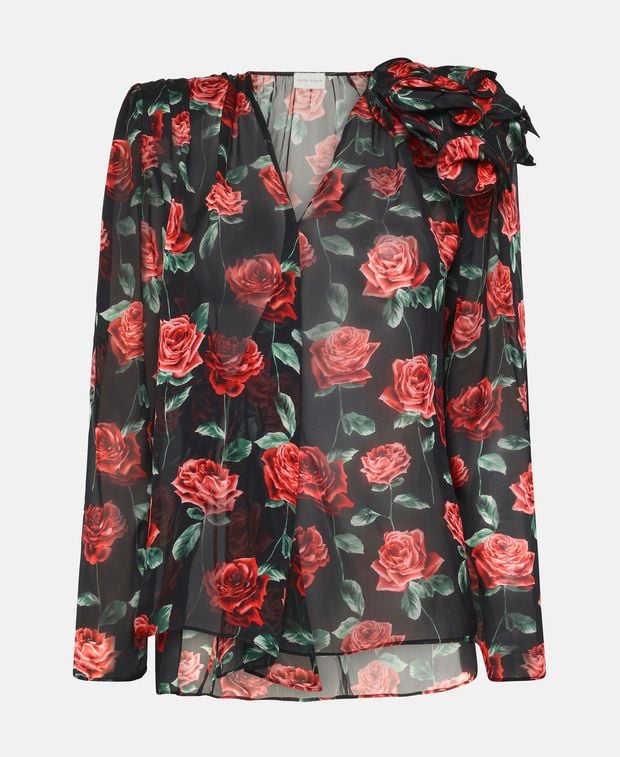 Magda Butrym Silk shirt blouse