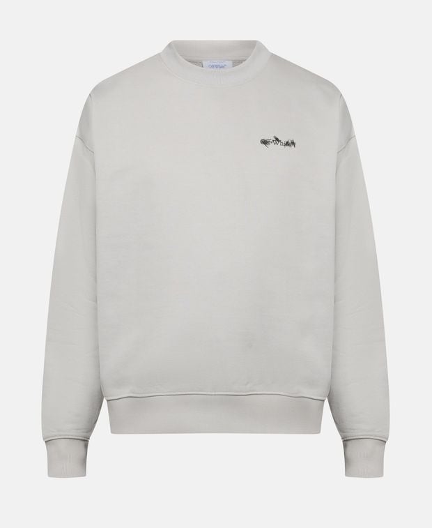 Off-White Sweatshirt Floral Arrow