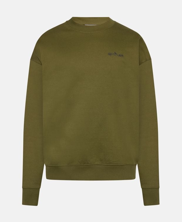 Off-White Sweatshirt Floral Arrow