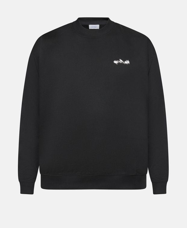 Off-White Sweatshirt Floral Arrow
