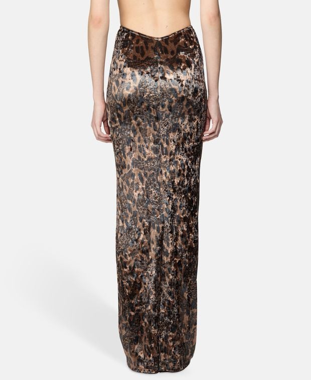Fiorucci Maxi-skirt Banimalier Velour