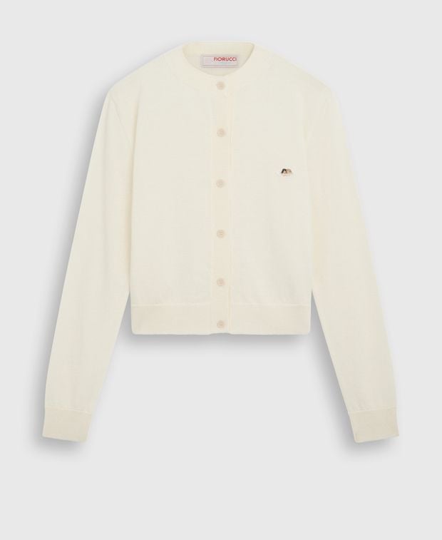 Fiorucci Wool cardigan Angels Patch