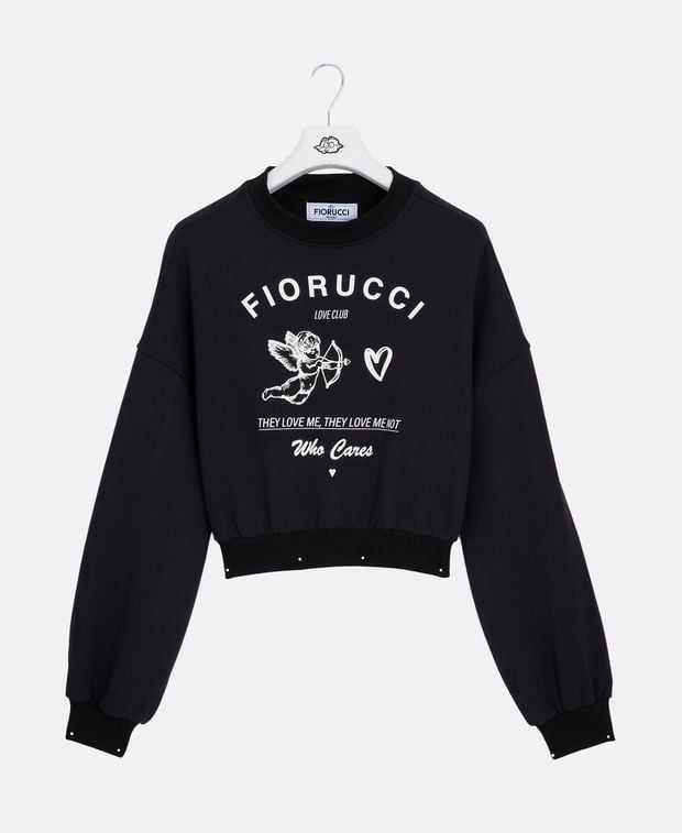 Fiorucci Sweatshirt Cupid Love Club