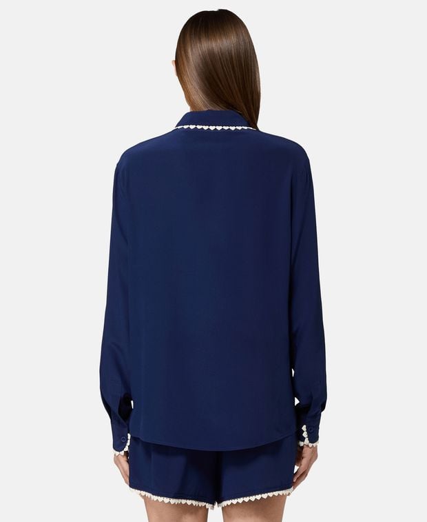 Fiorucci Silk-blend blouse