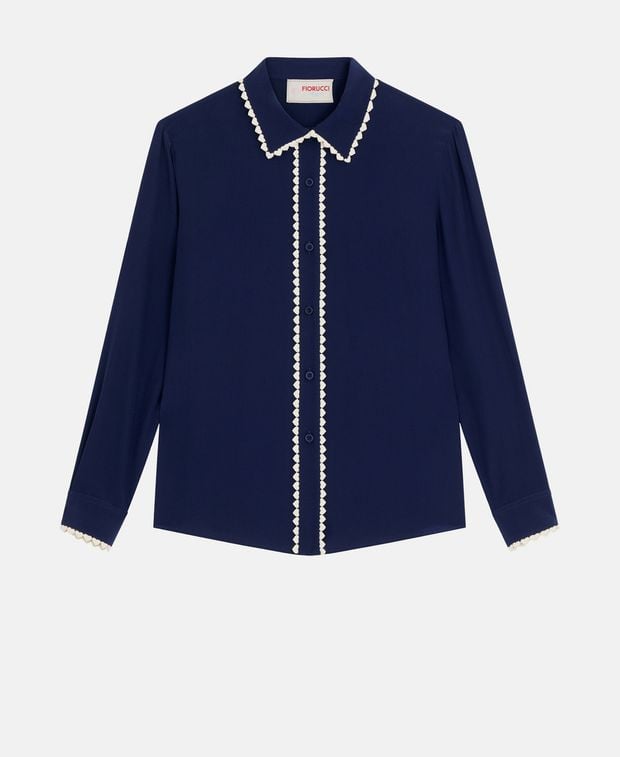 Fiorucci Silk-blend blouse