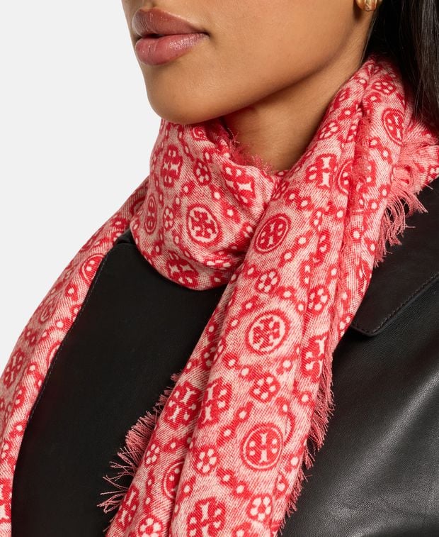 Tory Burch Wool-blend scarf