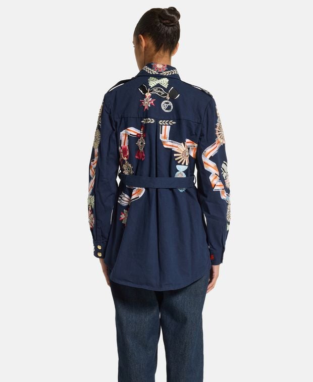 Temperley London Shirt jacket Diamantine