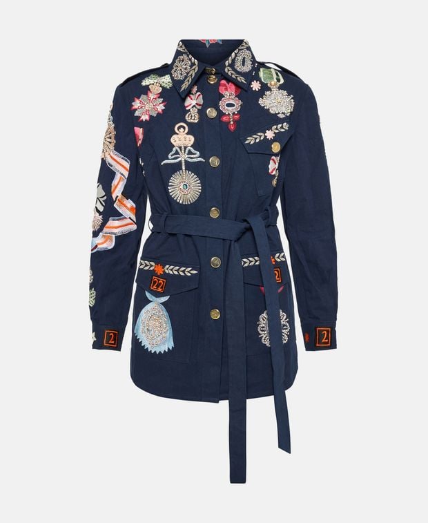 Temperley London Shirt jacket Diamantine