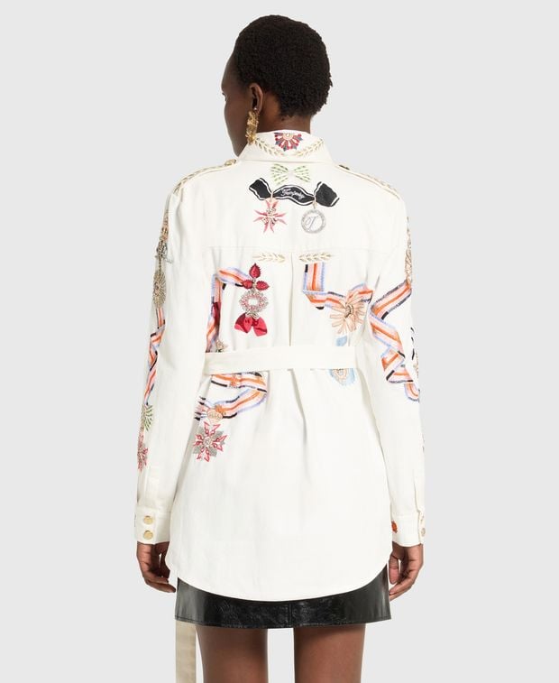 Temperley London Shirt jacket Diamantine