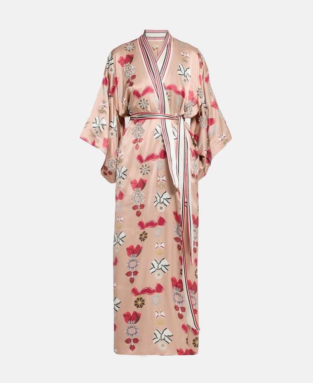 Temperley London Silk dressing gown Reina