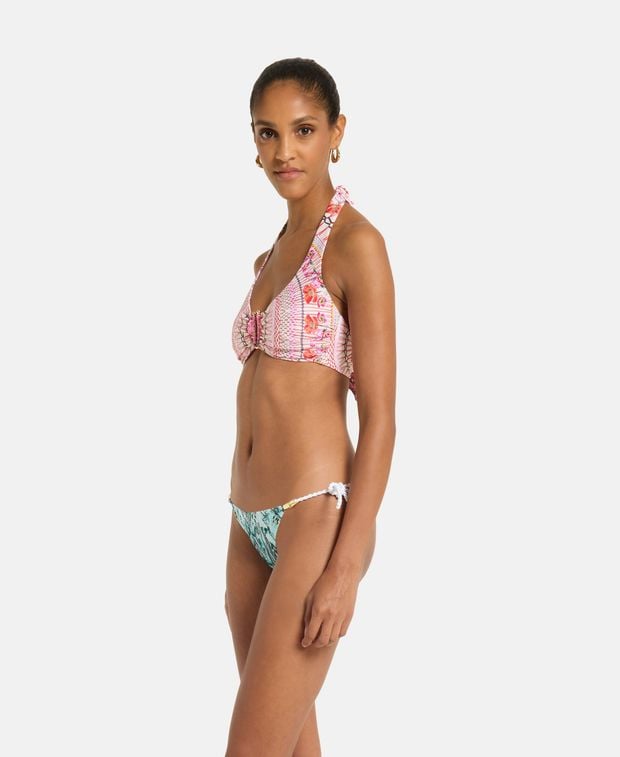 Temperley London Bikini top Pomegranate