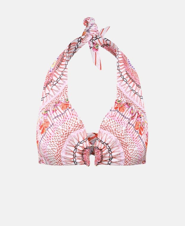 Temperley London Bikini top Pomegranate