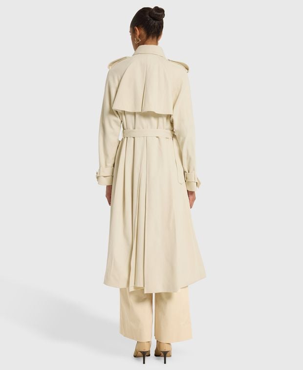 Temperley London Wool-blend trench coat Javier